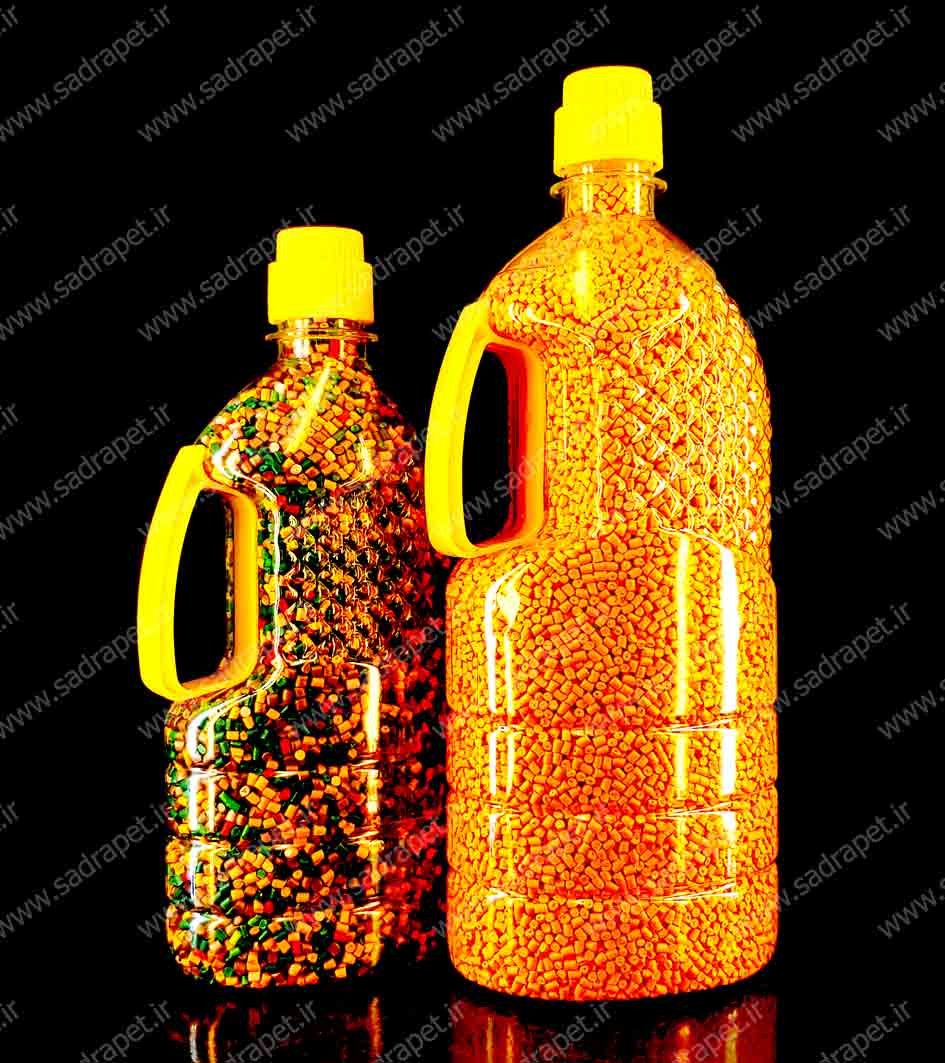 بطری روغن نیم لیتر دسته دار 